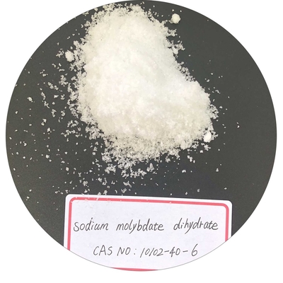 Polvere cristallina bianca di sodio molibdato diidrato per fertilizzanti, pigmenti, agenti lucidanti