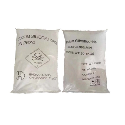 Polvere bianca CAS 16893-85-9 del fluorosilicato del sodio Na2SiF6 per il trattamento delle acque