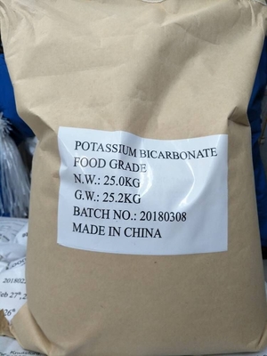 I produttori valutano il bicarbonato di potassio solubile CAS NON 298-14-6 del commestibile Khco3
