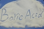 Acido solido bianco del borace, polvere materiale dell'acido borico del lipoide del sale del borato