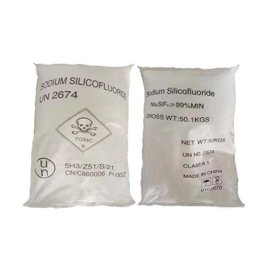 Fluorosilicato Crystal Na bianco 2SiF6 CAS 16893-85-9 del sodio di elevata purezza 99%