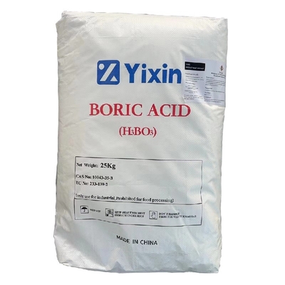 CAS 10043-35-3 Acido borico di cristallo bianco H3BO3 Codice SA 28100020 Per fabbrica di vetro