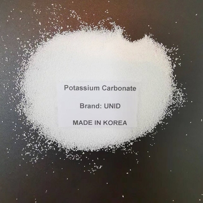 Carbonato di potassio bianco granulare K2CO3 per smalti, CAS 584-08-7 Carbonato di potassio per vetrate