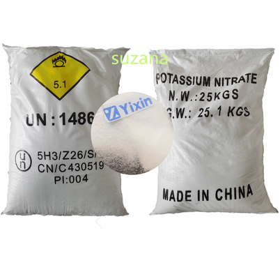 Nitrato di potassio in polvere cristallina pura 99% purezza minima UN 1486 CAS NO 14797-55-8 7757-79-1
