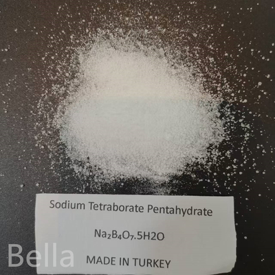 Vetri e fibre di vetro Materiale grezzo Borax pentaidrato CAS 12179-04-3 Bianco granulare Na2B4O7.5H2O per vetri