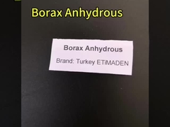 Tetraborato di sodio bianco granulare Na2B4O7, CAS 1330-43-4 Borax anidro per l'estrazione dell'oro